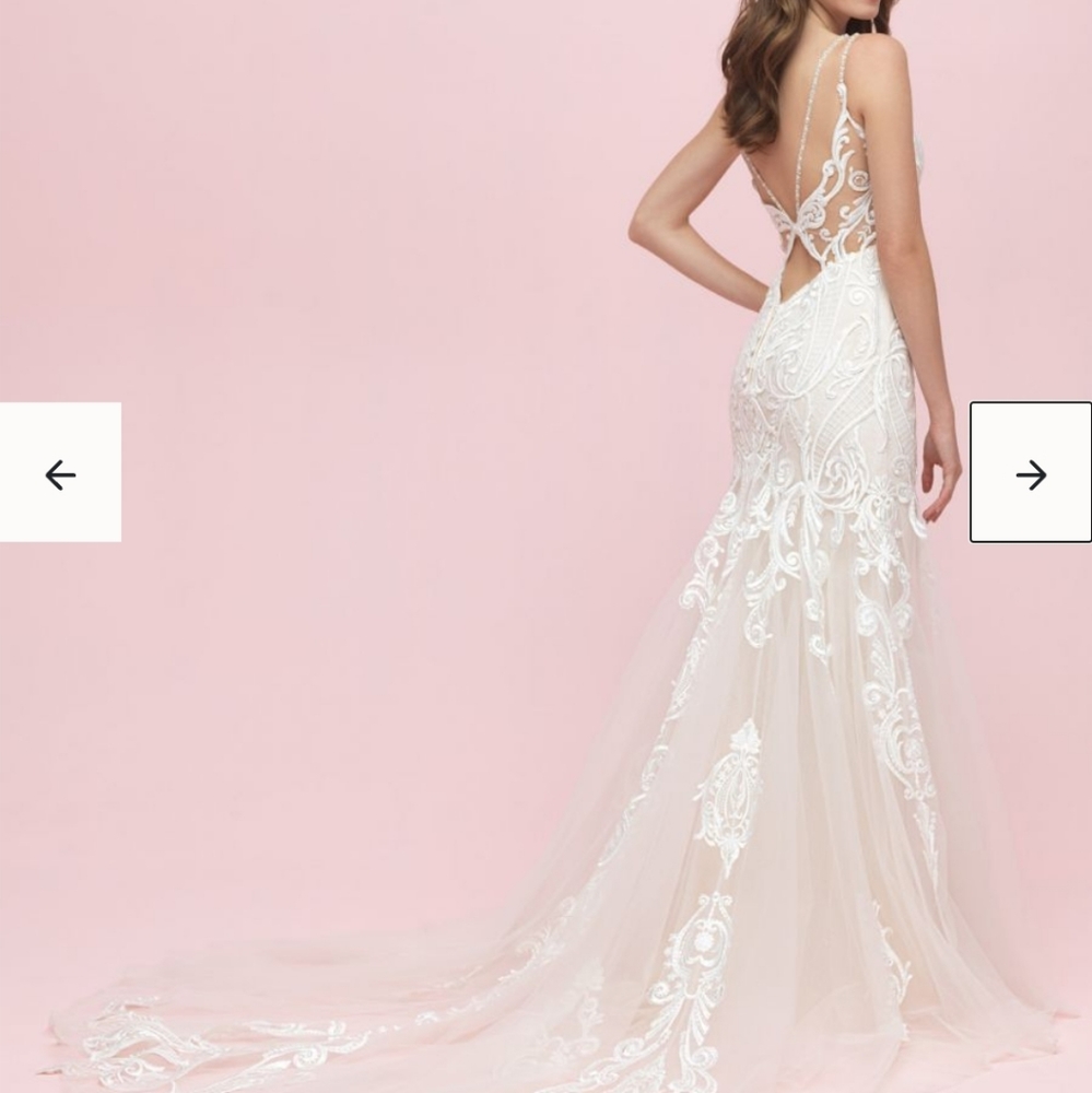 Size 14 Wedding Dress mermaid backless